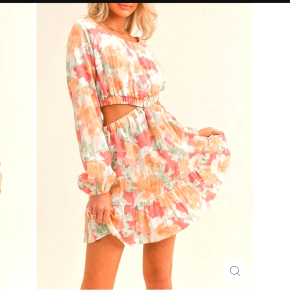 Sage The Label Amalfi Cutout Mini Dress